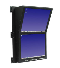 Dual 19 inch LCD Door