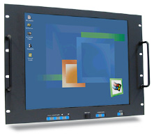 8U Rackmount LCD with touchscreen and 461E - 810 - 167